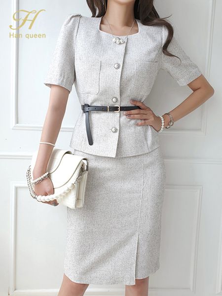 two piece dress h han queen korean professional woman 2 pieces set single breasted vintage printed pencil skirt simple suit 221122, White
two piece dress h han queen korean professional woman 2 pieces set single breasted vintage printed pencil skirt simple suit 221122, White
