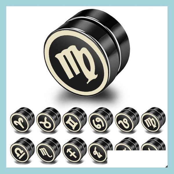 other stainless steel constell magnet earrings no hole clip on horoscope ear rings fashion jewelry for women men drop delivery dhl0t, Golden;silver
other stainless steel constell magnet earrings no hole clip on horoscope ear rings fashion jewelry for women men drop delivery dhl0t, Golden;silver