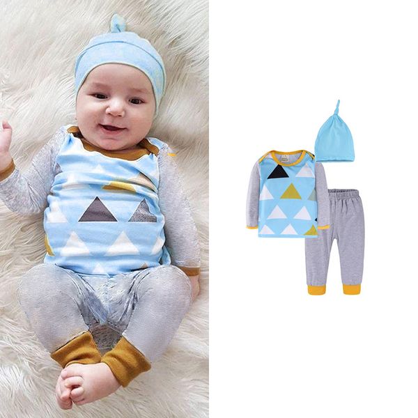 0-2y autumn newborn boy girl clothing sets t-shirt pants hat outfits clothes baby clothies set, White
0-2y autumn newborn boy girl clothing sets t-shirt pants hat outfits clothes baby clothies set, White