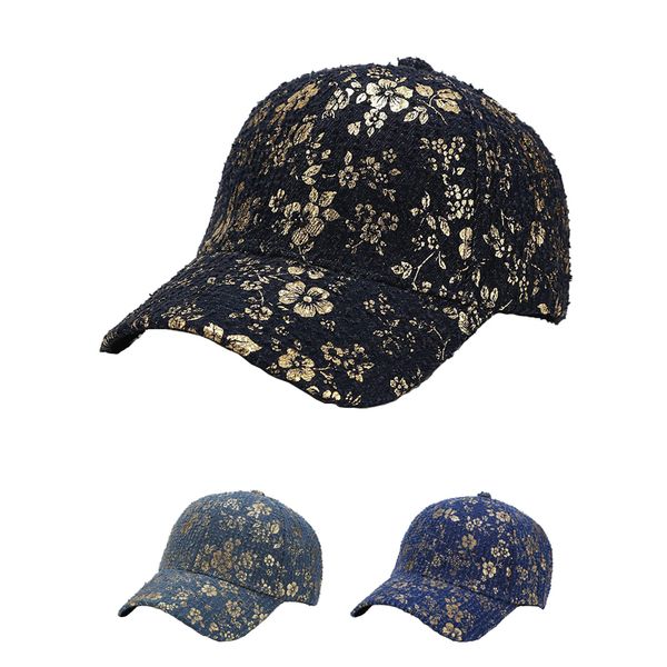 stingy brim hat retro baseball cap girl adjustable outing sun hat denim sports s female golden flower printing ed trucker 221122, Blue;gray
stingy brim hat retro baseball cap girl adjustable outing sun hat denim sports s female golden flower printing ed trucker 221122, Blue;gray