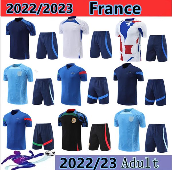 2022 2023 mbappe benzema football tracksuit shirt 3/4 pants 22 23 maillots de football short sleeve jogging soccer training suit, Black
2022 2023 mbappe benzema football tracksuit shirt 3/4 pants 22 23 maillots de football short sleeve jogging soccer training suit, Black