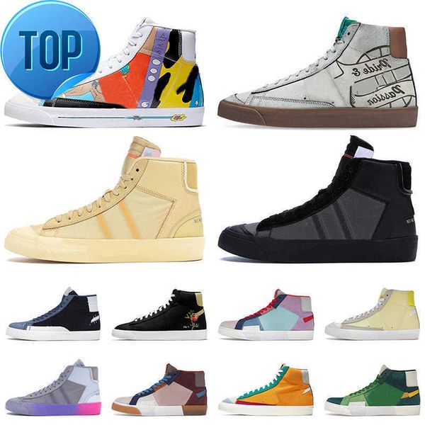 outdoor shoes sandals 2022 multi color blazer mid 77 mens womens sports shoes outdoor skateboarding trainers vintage cool grey, Black
outdoor shoes sandals 2022 multi color blazer mid 77 mens womens sports shoes outdoor skateboarding trainers vintage cool grey, Black