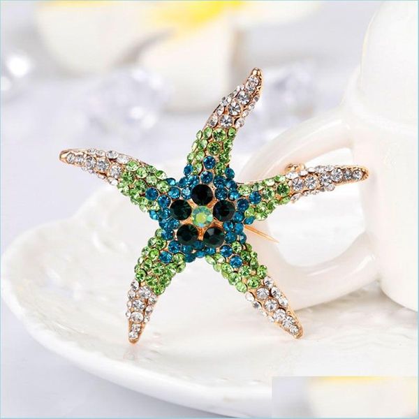 pins brooches sea crystal starfish brooch pin business suit cor rhinestone brooches for women men fashion jewelry clothing dro dh7dk, Gray
pins brooches sea crystal starfish brooch pin business suit cor rhinestone brooches for women men fashion jewelry clothing dro dh7dk, Gray