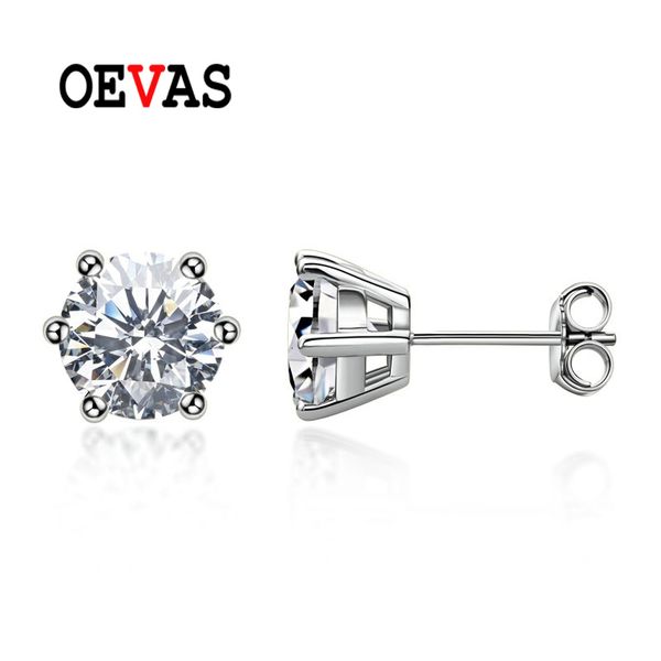 stud oevas 2 carat classic earrings d color 925 sterling silver for women sparkling diamond party fine jewelry 221119, Golden;silver
stud oevas 2 carat classic earrings d color 925 sterling silver for women sparkling diamond party fine jewelry 221119, Golden;silver