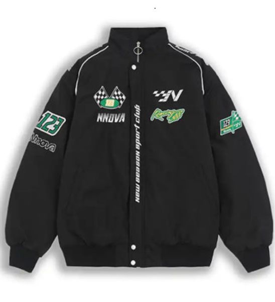 men's leather faux hip hop motorcycle jacket men women letter embroidery vintage coat loose spring cotton baseball chaquetas hombre 221, Black
men's leather faux hip hop motorcycle jacket men women letter embroidery vintage coat loose spring cotton baseball chaquetas hombre 221, Black