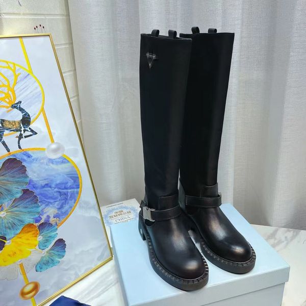 designer women boots monolith shiny combat shoes nylon hailf outdoor thick bottom mid-length long boot 35-42, Black
designer women boots monolith shiny combat shoes nylon hailf outdoor thick bottom mid-length long boot 35-42, Black