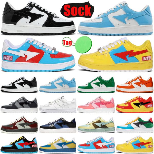 sk8 bapestars sta low baped designer casual shoes mens womens shoe lows black green yellow combo pink plate-forme luxury trainers sports sne
sk8 bapestars sta low baped designer casual shoes mens womens shoe lows black green yellow combo pink plate-forme luxury trainers sports sne