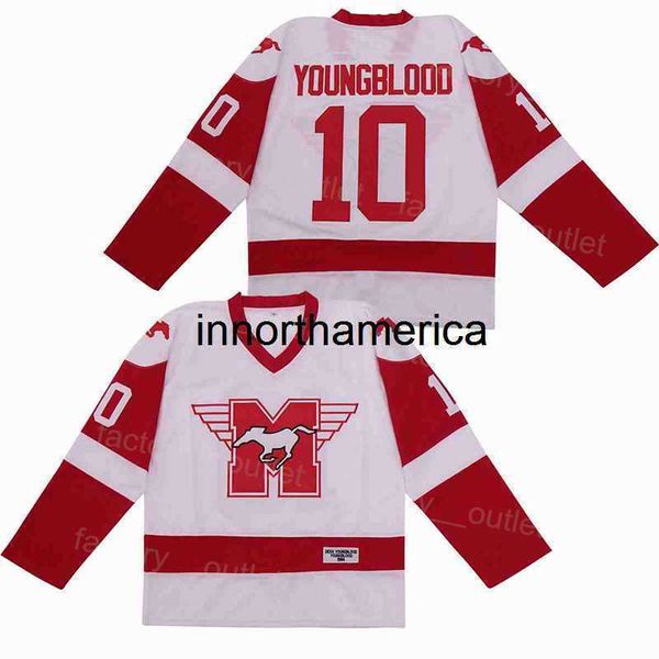 men movie 1986 hamilton mustangs 10 dean youngblood jersey ice hockey college throwback team white color vintage all stitched breathable for, Black
men movie 1986 hamilton mustangs 10 dean youngblood jersey ice hockey college throwback team white color vintage all stitched breathable for, Black