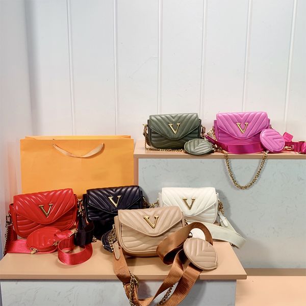 classic wave chain bags for women designer shoulder bags with cake pouch party evening crossbody handbag 6 colors
classic wave chain bags for women designer shoulder bags with cake pouch party evening crossbody handbag 6 colors