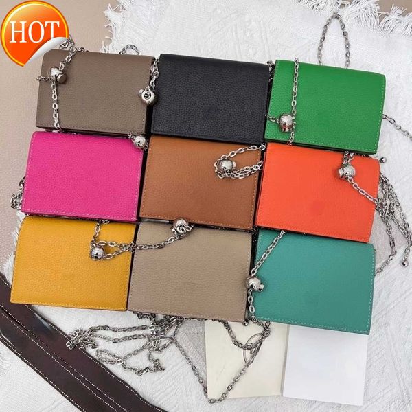 

women's luxury designer shoulder bags crossbody bag tote 2023 new lychee kernel inside and outside texture cowhide chain mini diagonal