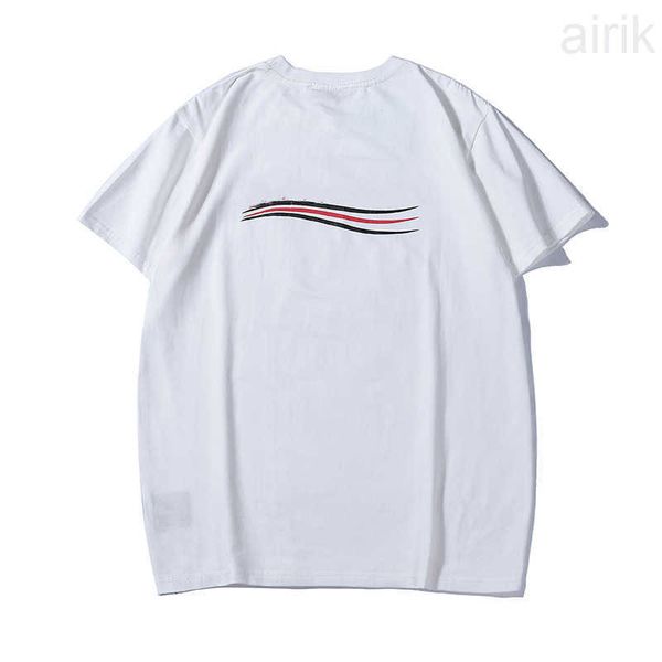 20ss brand men's t-shirt wavy pattern fashion paris men's women's couple summer casual t-shirts m xl xxl, White;black
20ss brand men's t-shirt wavy pattern fashion paris men's women's couple summer casual t-shirts m xl xxl, White;black