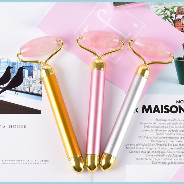 face massager new style vibrating electric jade facial mas roller crystal gemstone rose quartz drop delivery health beauty dhnks
face massager new style vibrating electric jade facial mas roller crystal gemstone rose quartz drop delivery health beauty dhnks