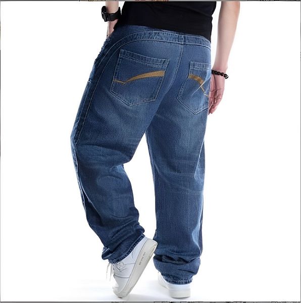 new mens jeans denim blue baggy pants trousers loose stonewashed hip-hop w30-w46
new mens jeans denim blue baggy pants trousers loose stonewashed hip-hop w30-w46