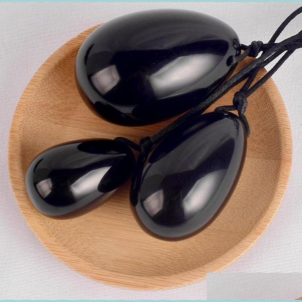 face massager new arrival 3 pcs/set yoni eggs set natural egg obsidian jade mas stone kegel exercise drop delivery health beauty dhxri
face massager new arrival 3 pcs/set yoni eggs set natural egg obsidian jade mas stone kegel exercise drop delivery health beauty dhxri