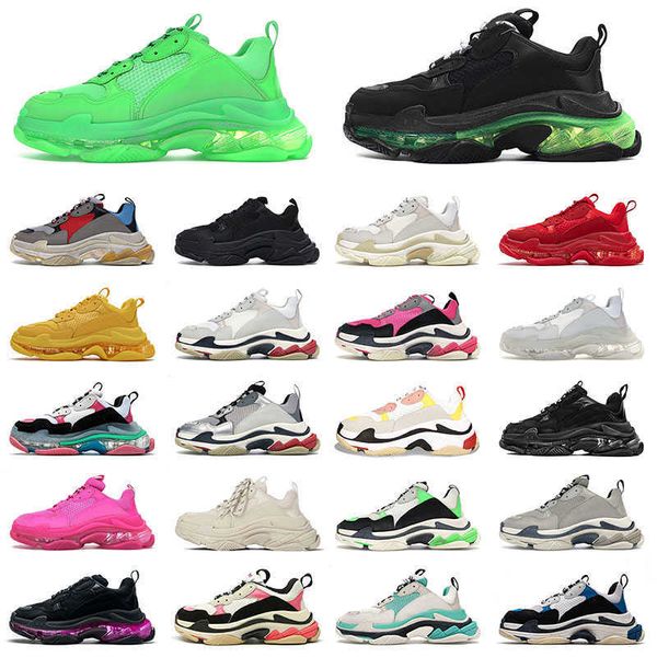 shoes designer men 's sports sneakers trainers crystal clear sole bottom casual designers vintage fashion triple s women 's 17fw p, Black
shoes designer men 's sports sneakers trainers crystal clear sole bottom casual designers vintage fashion triple s women 's 17fw p, Black
