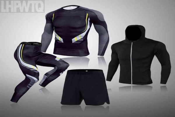 winter suit for men 4 piece thermal underwear tracksuit mma clothing rashgard kit bodybuilding tshirt, Black;white
winter suit for men 4 piece thermal underwear tracksuit mma clothing rashgard kit bodybuilding tshirt, Black;white