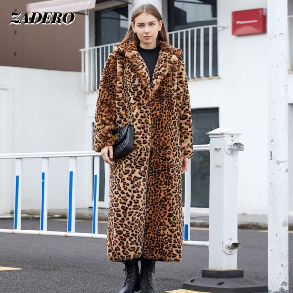 women's fur faux leopard print long coats for women winter rabbit plush fashion warm high street fuzzy outwear 221123, Black
women's fur faux leopard print long coats for women winter rabbit plush fashion warm high street fuzzy outwear 221123, Black