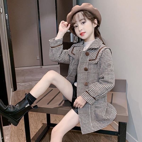 coat toddler girl plaid warm baby spring autumn clothes black white fashion outerwear kids clothing buttons overcoat 221122, Blue;gray
coat toddler girl plaid warm baby spring autumn clothes black white fashion outerwear kids clothing buttons overcoat 221122, Blue;gray