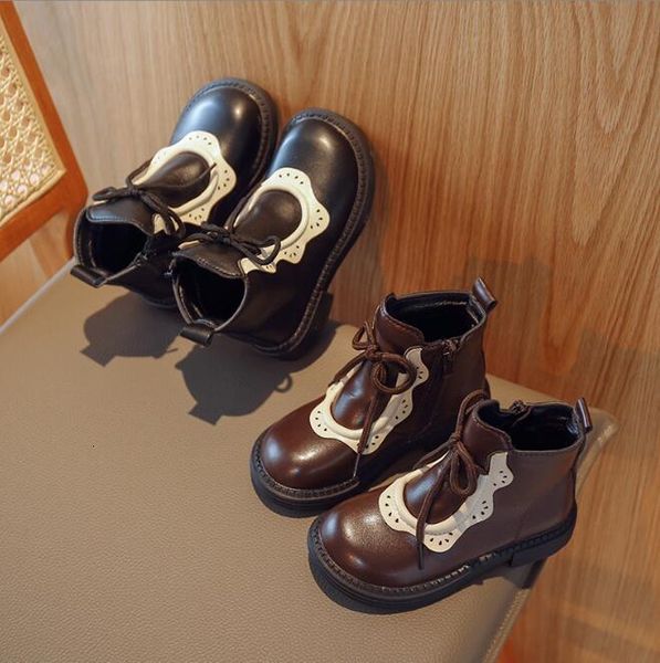 boots autumn winter kids baby fashion pu leather boys girls mar tin shoes soft non slip ankle children snow 221123, Black;grey
boots autumn winter kids baby fashion pu leather boys girls mar tin shoes soft non slip ankle children snow 221123, Black;grey