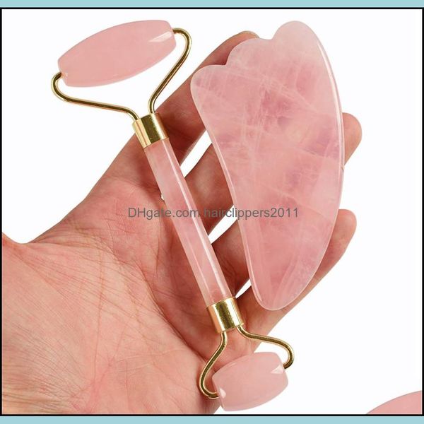 face massager real antiaging 100 jade roller and gua sha set natural rose quartz masr for facial eyes neck body drop delivery health dhrzc
face massager real antiaging 100 jade roller and gua sha set natural rose quartz masr for facial eyes neck body drop delivery health dhrzc