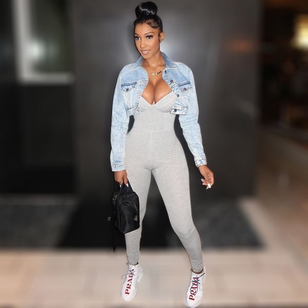 women's jumpsuits rompers curve hugging fit grey soft loungewear jumpsuit sweetheart neckline skinny pant fit jumpsuits 221123, Black;white
women's jumpsuits rompers curve hugging fit grey soft loungewear jumpsuit sweetheart neckline skinny pant fit jumpsuits 221123, Black;white