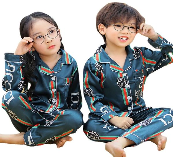 kids designer clothing new babys pajamas set summer imitated silk fabric short sleeves pants 2 piece children boys girls infant ca5709685, Blue;red
kids designer clothing new babys pajamas set summer imitated silk fabric short sleeves pants 2 piece children boys girls infant ca5709685, Blue;red