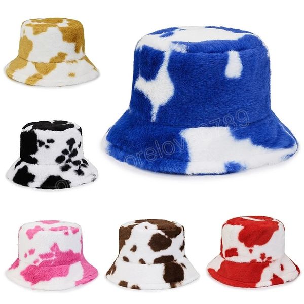 fashion autumn winter hat cute cow print plush bucket hats for women new soft warm hat outdoor travel holiday fisherman cap, Blue;gray
fashion autumn winter hat cute cow print plush bucket hats for women new soft warm hat outdoor travel holiday fisherman cap, Blue;gray