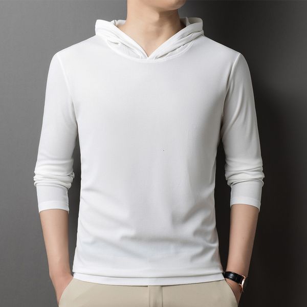men's hoodies sweatshirts spring autumn thin men pullover fashion slim hoodie streetwear mens solid color casual hooded 221123, Black
men's hoodies sweatshirts spring autumn thin men pullover fashion slim hoodie streetwear mens solid color casual hooded 221123, Black