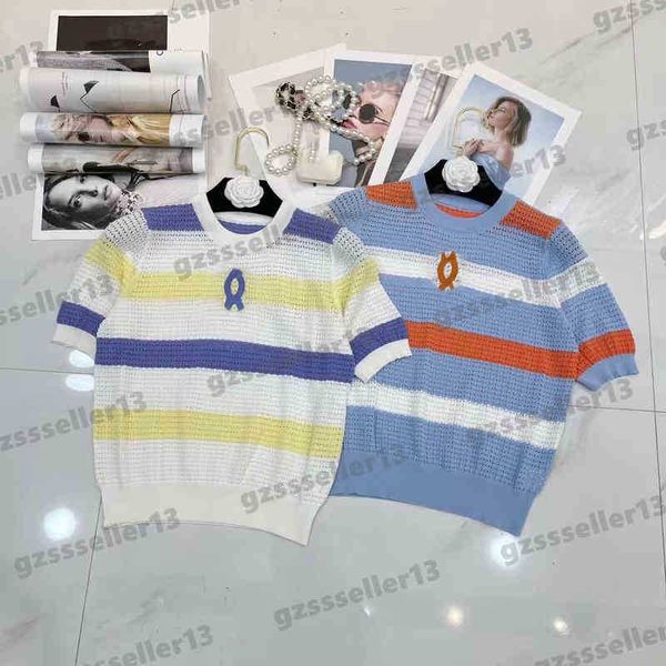 womens sweaters short sleeve designer chest ch pattern logo embroidery sweater multicolored striped panel pullover short sleeve knit sweater, White;black
womens sweaters short sleeve designer chest ch pattern logo embroidery sweater multicolored striped panel pullover short sleeve knit sweater, White;black