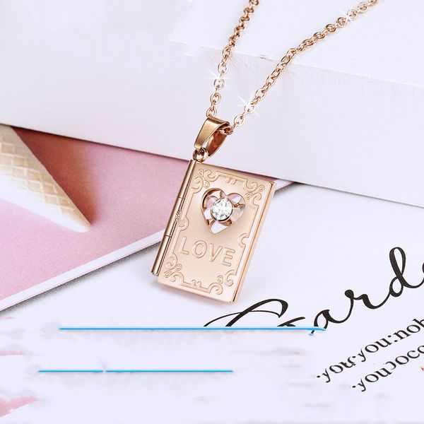 small love letter titanium steel necklace women rose gold edition european and american fashion pendant net red new fashion decoration trend, Silver
small love letter titanium steel necklace women rose gold edition european and american fashion pendant net red new fashion decoration trend, Silver
