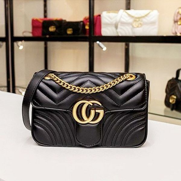 2022 designers leather women shoulder gg bags crossbody luxury handbags clutch purses ladies wallets tote gold silver black chain bag #17326
2022 designers leather women shoulder gg bags crossbody luxury handbags clutch purses ladies wallets tote gold silver black chain bag #17326