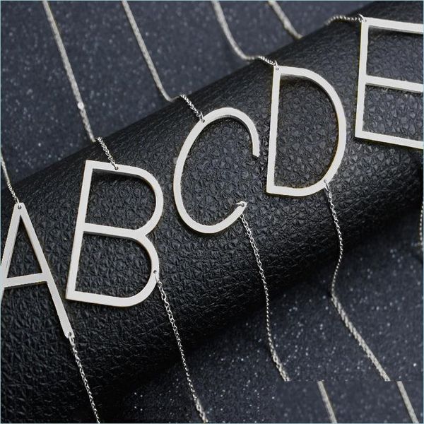 pendant necklaces stainless steel az english alphabet initial necklace sier gold chains capital letter pendant fashion jewelry for w dhs9f, Silver
pendant necklaces stainless steel az english alphabet initial necklace sier gold chains capital letter pendant fashion jewelry for w dhs9f, Silver