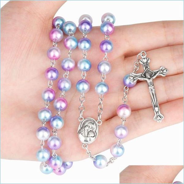 pendant necklaces madonna crucifix necklace rainbow imitation pearl cross necklaces fashion jewelry for women drop delivery pendants dhkrx, Silver
pendant necklaces madonna crucifix necklace rainbow imitation pearl cross necklaces fashion jewelry for women drop delivery pendants dhkrx, Silver