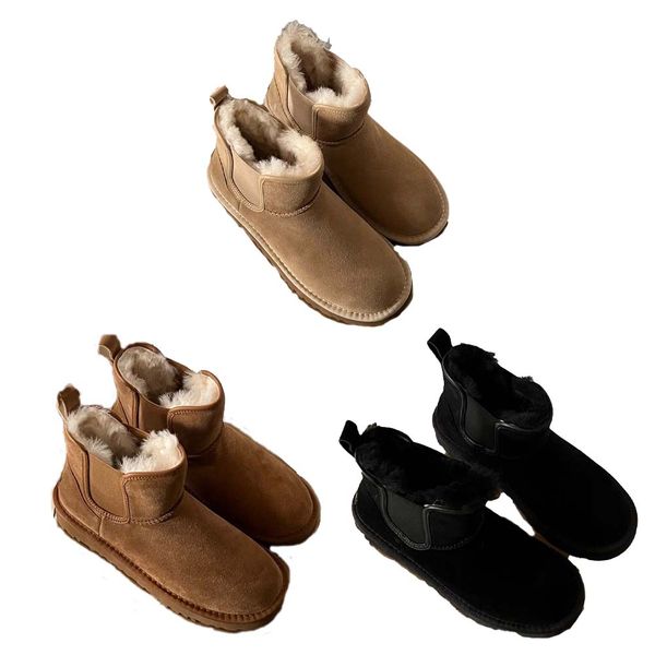 snow boots luxury brand designer 2022 winter new premium genuine leather plush fashion women warm keeping classic fashion versatile casual f, Black
snow boots luxury brand designer 2022 winter new premium genuine leather plush fashion women warm keeping classic fashion versatile casual f, Black