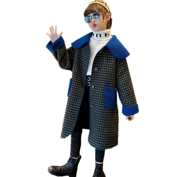 coat girl en retro style baby princess autumn winter plaid parkas overcoat windbreaker clothes outerwear 5 14years old 221122, Blue;gray
coat girl en retro style baby princess autumn winter plaid parkas overcoat windbreaker clothes outerwear 5 14years old 221122, Blue;gray