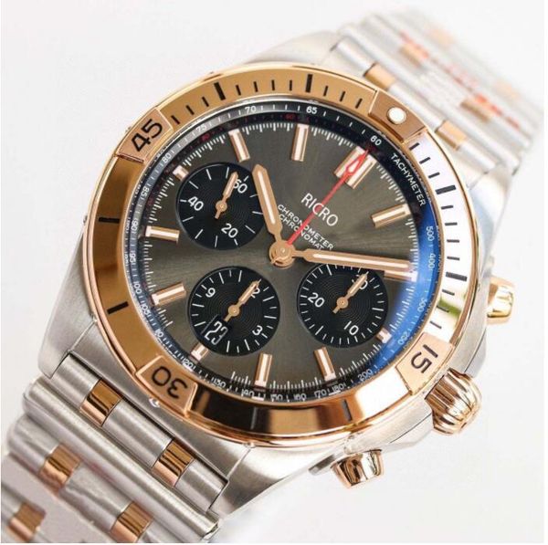 2021 gf factory men's multi-function watch automatic machinery 7750 movement size 42 mm stainless steel watchcase curved sapphire cryst, Slivery;brown
2021 gf factory men's multi-function watch automatic machinery 7750 movement size 42 mm stainless steel watchcase curved sapphire cryst, Slivery;brown