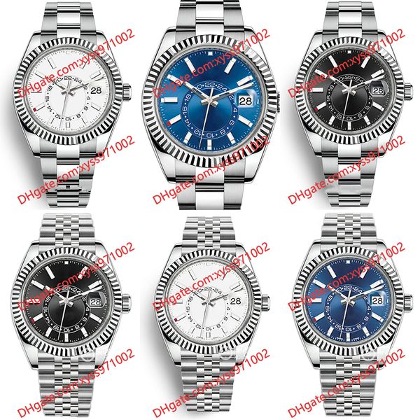 6 model highquality men's watch 2813 automatic mechanical watch 326934 42mm black dial sapphire glass stainless steel wristwatch with w, Slivery;brown
6 model highquality men's watch 2813 automatic mechanical watch 326934 42mm black dial sapphire glass stainless steel wristwatch with w, Slivery;brown