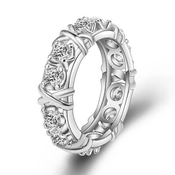 couple rings letter t designer love for womens mens wedding luxury engagement two - color ring gold zircon inlaid fashion ring-61, Silver
couple rings letter t designer love for womens mens wedding luxury engagement two - color ring gold zircon inlaid fashion ring-61, Silver