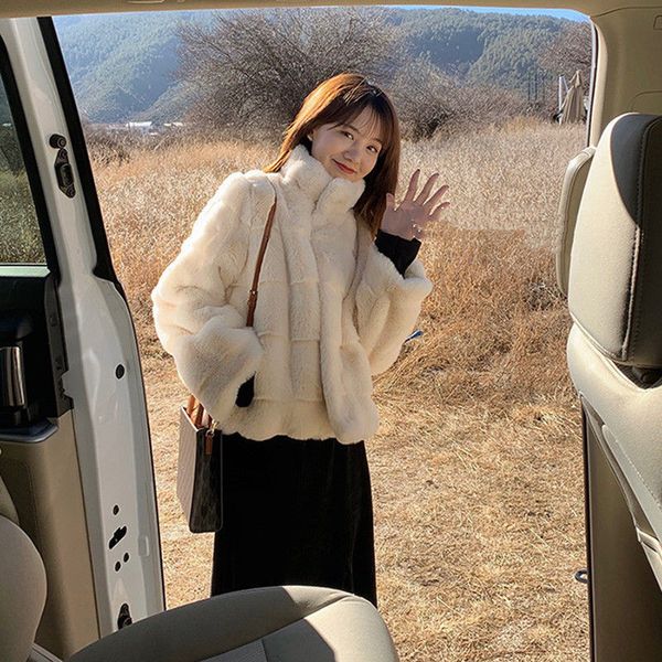 women's fur faux warm coats lady fashion turtleneck mink autumn winter elegant thick jackets for women clothes 221123, Black
women's fur faux warm coats lady fashion turtleneck mink autumn winter elegant thick jackets for women clothes 221123, Black