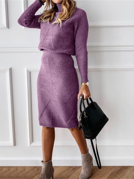 two piece dress knitted sweater two 2 piece sets womens outfits autumn clothes set turtleneck pullover sweater skirt sets vintage streetwear, White
two piece dress knitted sweater two 2 piece sets womens outfits autumn clothes set turtleneck pullover sweater skirt sets vintage streetwear, White