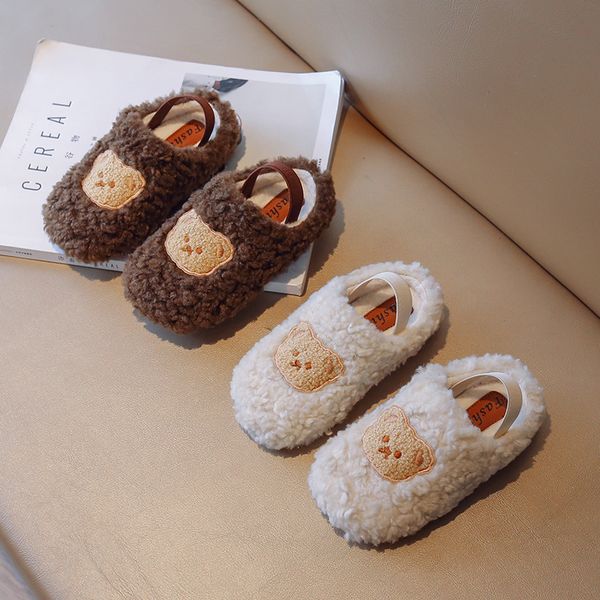 slipper children winter slippers bear lovely furry leisure kids sliders home elstic band 22-35 toddler beige brown boys girls shoes 221123, Black;grey
slipper children winter slippers bear lovely furry leisure kids sliders home elstic band 22-35 toddler beige brown boys girls shoes 221123, Black;grey