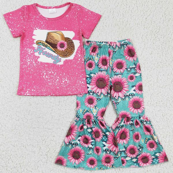 rts wholesale baby girl clothes sets western style fashion girls boutique clothing bell bottom outfits howdy sunflower print kids outfit, White
rts wholesale baby girl clothes sets western style fashion girls boutique clothing bell bottom outfits howdy sunflower print kids outfit, White