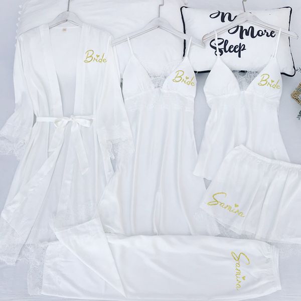 womens sleepwear personalized name women kimono bathrobe bride bridesmaid wedding robe set lace trim casual home clothes nightwear 221122, Black;red
womens sleepwear personalized name women kimono bathrobe bride bridesmaid wedding robe set lace trim casual home clothes nightwear 221122, Black;red