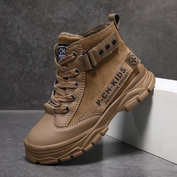 boots fashion boy children winter warm snow shoes kids sneakers outdoor non slip plush khaki black ankle for 221123, Black;grey
boots fashion boy children winter warm snow shoes kids sneakers outdoor non slip plush khaki black ankle for 221123, Black;grey