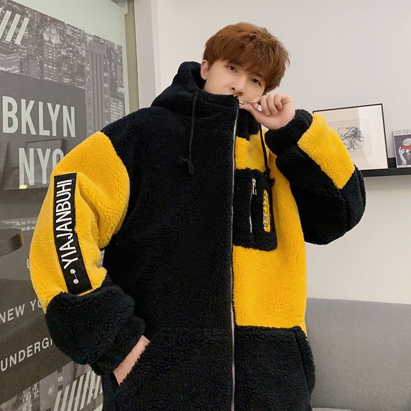 men's leather faux bomber jacket men winter thick warm fleece teddy coat for mens sportwear tracksuit male fluffy hoodies 221122, Black
men's leather faux bomber jacket men winter thick warm fleece teddy coat for mens sportwear tracksuit male fluffy hoodies 221122, Black