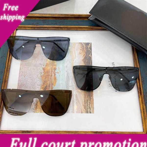 designer sunglasses slpins fashion versatile one piece lens anti uv sunglasses same sl1, White;black
designer sunglasses slpins fashion versatile one piece lens anti uv sunglasses same sl1, White;black