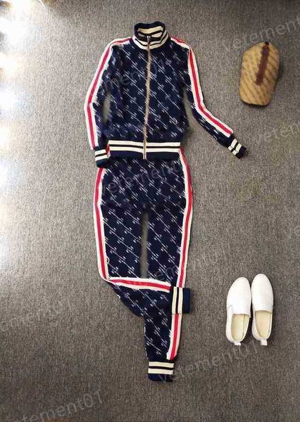 women designer tracksuit two piece set classic branded cardigan jacket with striped sleeves and pencil pants 2 piece sets luxury womens clot, White
women designer tracksuit two piece set classic branded cardigan jacket with striped sleeves and pencil pants 2 piece sets luxury womens clot, White