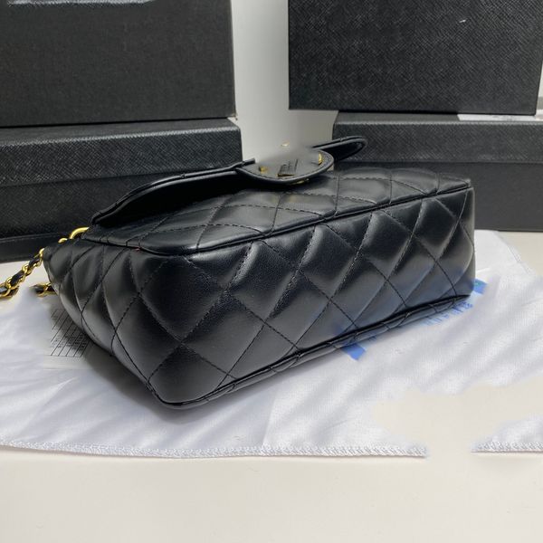 women's bag casual fashion solid color leather chain handbag messenger bag, Black;red