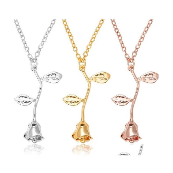 pendant necklaces rose pendant necklace flower necklaces for women girls fashion jewelry gift drop delivery pendants dhmsd, Silver
pendant necklaces rose pendant necklace flower necklaces for women girls fashion jewelry gift drop delivery pendants dhmsd, Silver