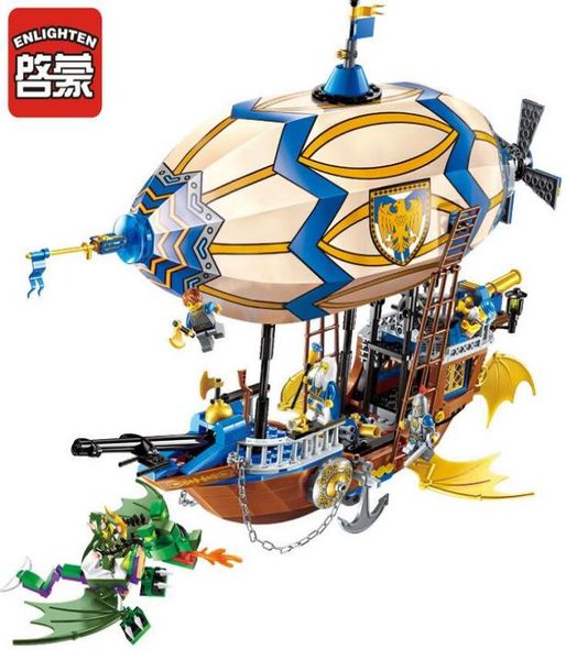 enlighten 2316 building blocks war of glory castle knights sliver hawk balloon pirates ship figures toys for children7411799
enlighten 2316 building blocks war of glory castle knights sliver hawk balloon pirates ship figures toys for children7411799